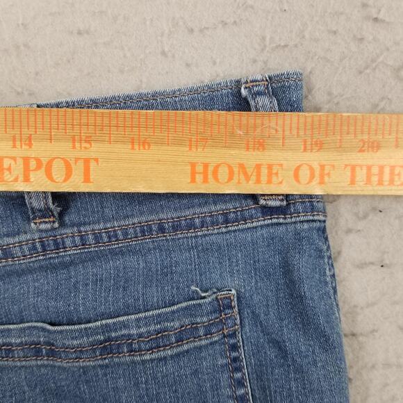 Wrangler Authentics Shorts Mens 38 Blue Denim Cargo Stretch Utility Pockets - Picture 9 of 15